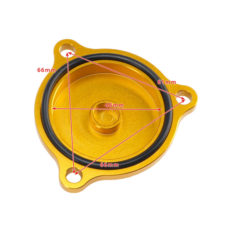 CNC Gold Ölfilterabdeckung Für Suzuki Burgmann UH 125 150 200 DR-Z 400 ES SM