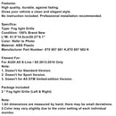 2013–2016 Audi A5 S-line S5 2 kusy přední mlhové světla černá grilovací mřížka