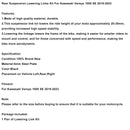 2019–2023 K.Kawasaki Versys 1000 SE Tieferlegungssatz für die Hinterradaufhängung