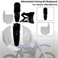 Cambios de guardabarros del kit de plástico corporal para Yamaha YZ85 2002-2014