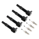 2012-2016 Hyundai Elantra 1.8L L4 4x bobina de encendido + bujía UF651 1788511