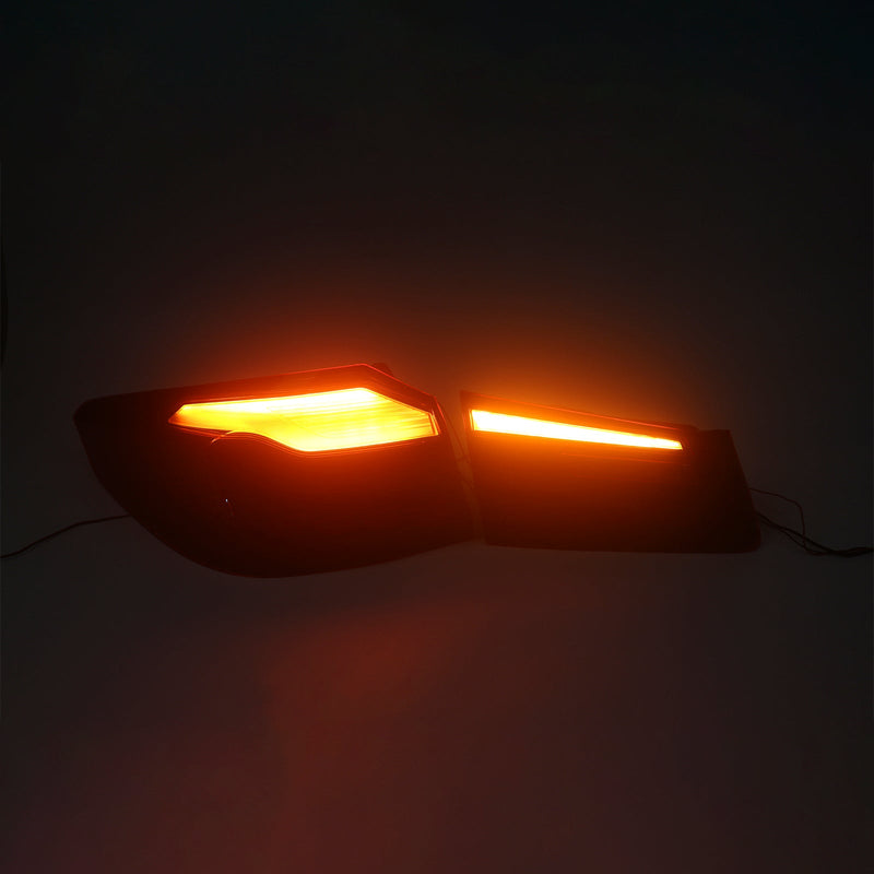 2018–2020 BMW 5 Series G30 G38 L &amp; R rote LED Rückleuchten Rückleuchtenbaugruppe