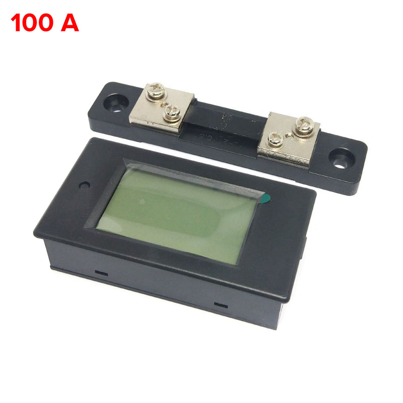 DC 100A 100V Cyfrowy wyświetlacz napięcia LCD Woltomierz Amperomierz Watomierz