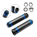 7/8 ""/22Mm Motorrad Lenker Handgriffe Carbon Universal Grün Für Motorrad Silber