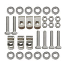 2006-2008 Chevy Cobalt, 2,4 L L4 Gass, rustfritt stålvevd drivstoffledning Sett Quick Fix QFF0015SSS