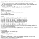 Montageplatte für Kühler-Ausgleichsbehälter für BMW E46 MT 17111436250