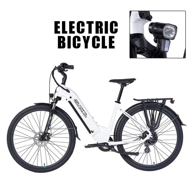 700C*45C 36V 16,5AH 250W 8-växlad elcykel E-cykel aluminium