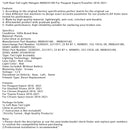 2019–2021 Vauxhall Vivaro Linke Rückleuchte Halogen 9808243180 9808243180 9808243182