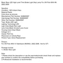 2002–2009 VW Polo MK4 9N schwarz hinten hoch dritte Bremsleuchte Stop Lampe