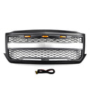 Honeycomb kofangergitter foran til Chevy Silverado 1500 2016-2018