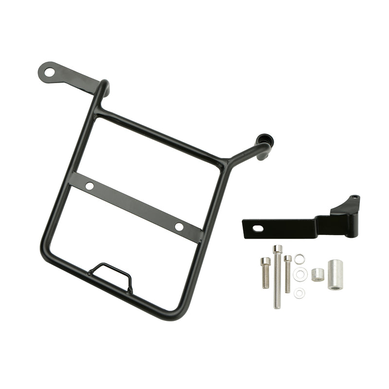 Soporte de montaje de alforjas laterales Honda CROSS CUB SUPER CUB, negro