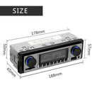 Bluetooth Oldtimer MP3 Player FM Radio AUX Classic Stereo Audio Receiver USB