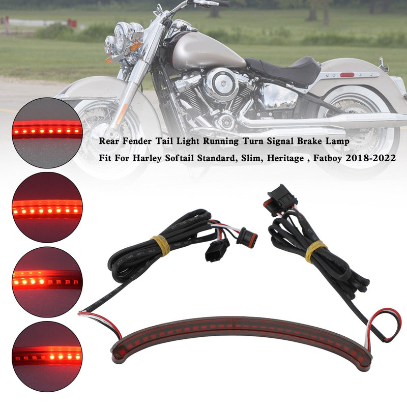 Luz trasera intermitente luz de freno para Softail Fat Bob FXFBS FXFB 2018-2022