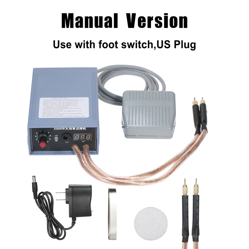 5000W Mini-Punktschweißgerät DIY Kit 18650 Akku Punktschweißstiftwerkzeuge