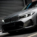 BMW 3er G20 G28 2023–2024 Diamant-Schwarz-Silber-Nierengitter vorne