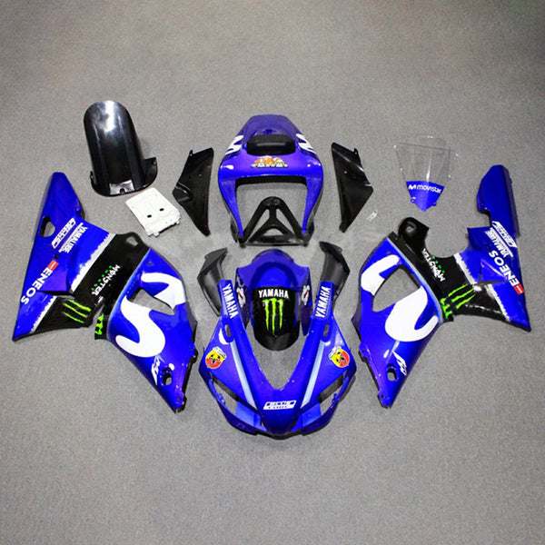 Amotopart Yamaha YZF 1000 R1 1998-1999 Juego de Carenado, Carrocería, Plástico, ABS