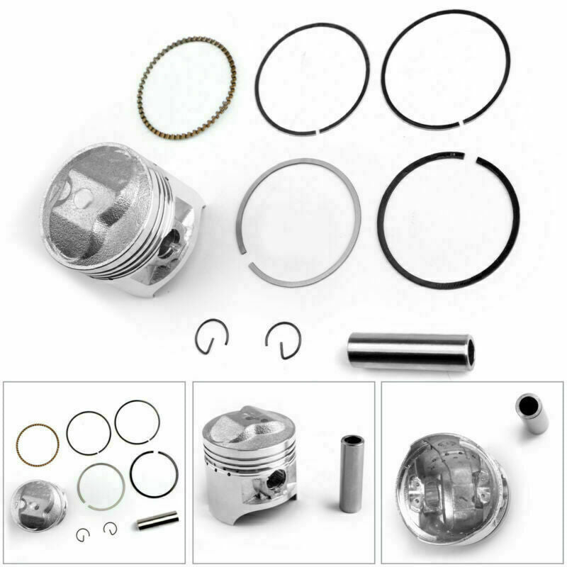 Kolben-Kit – Standard-Bohrungsgröße Ø 57,00 mm, passend für Suzuki GS125 DF125 DR125 GN125 Generic