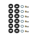 6 STK Brændstofindsprøjtningstætning O-ringsæt MD164888 passer til Mitsubishi 3000GT INP-014