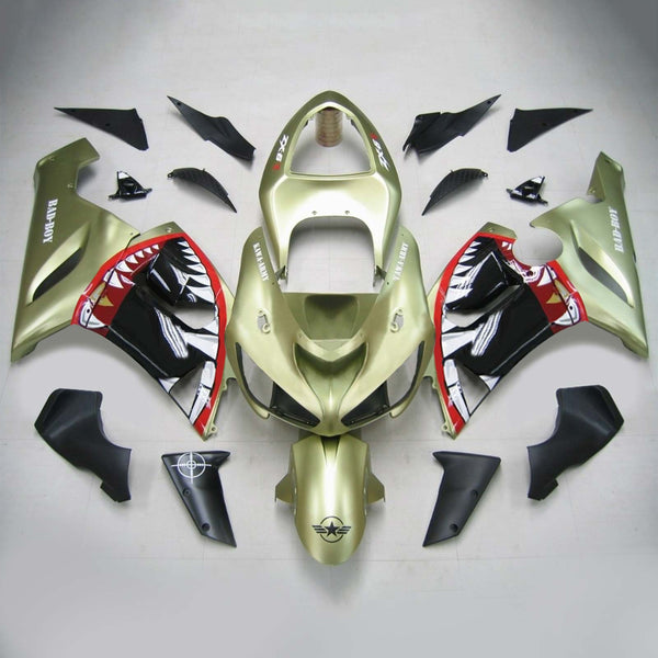 Kit de carenagem para Kawasaki ZX6R 636 2005-2006 Genérico