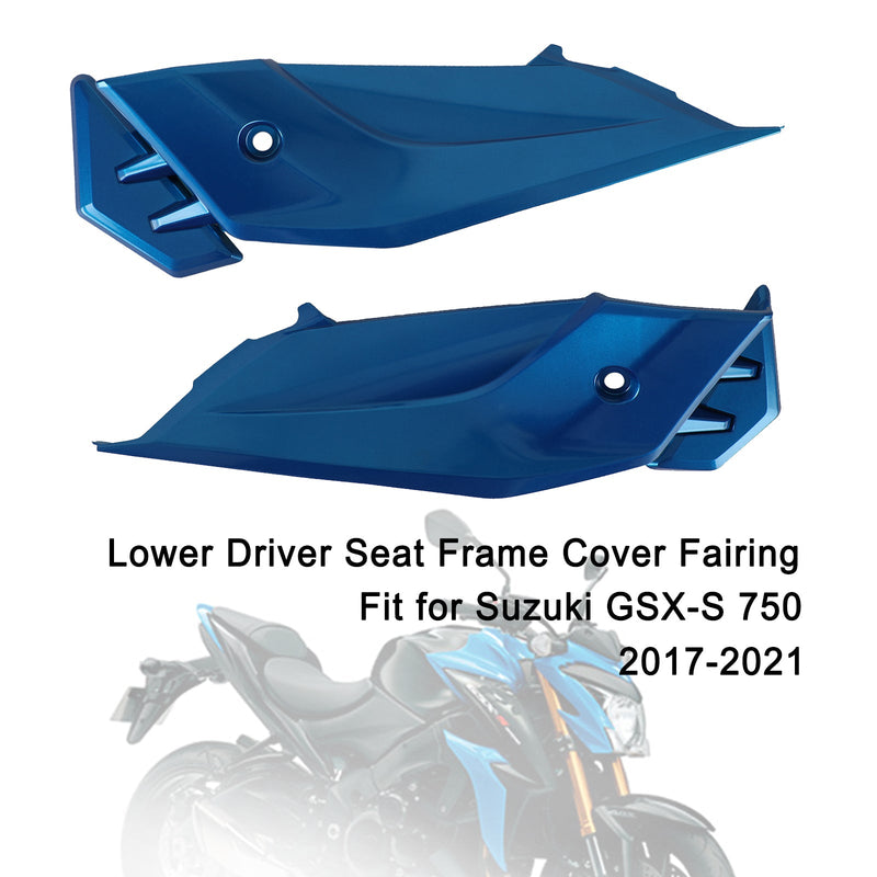 Cubierta inferior del marco del asiento del conductor para Suzuki GSXS GSX-S750 2017-2021 Genérico