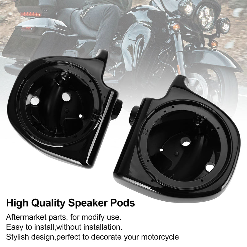 Caixas de alto-falantes de 6,5" para Road King Touring Carenagens ventiladas inferiores 1993-2013 Genérico