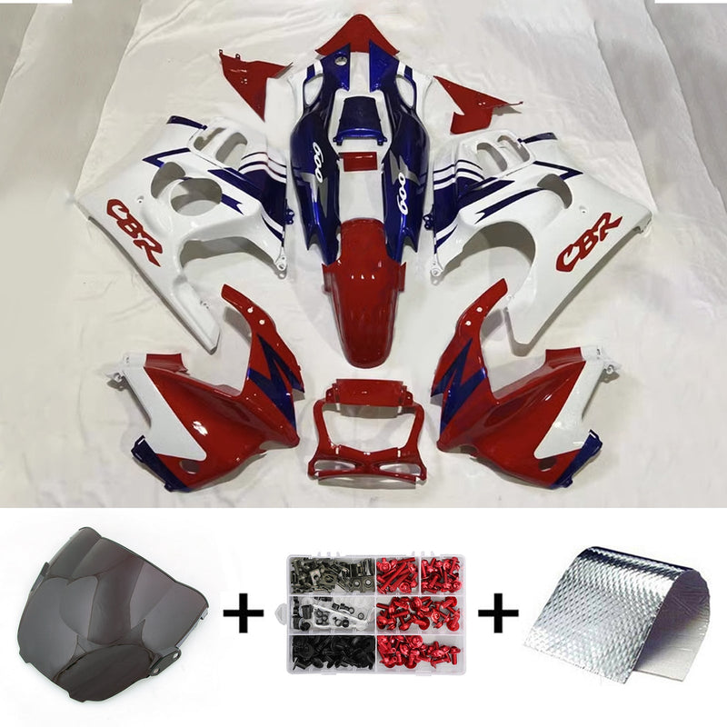 Amotopart Honda CBR600 F3 1997-1998 kåpesett Body Plastic ABS