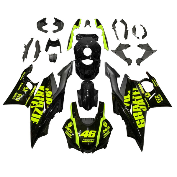 Conjunto de carenagem de injeção corpo plástico ABS adequado para Yamaha YZF-R3 R25 2022-2023