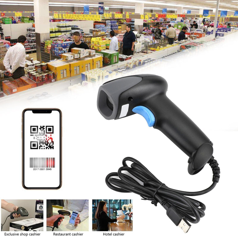 1D + 2d tragbarer Handheld USB -Port -Laser -Barcode -Scanner -Barcode -Leser M930