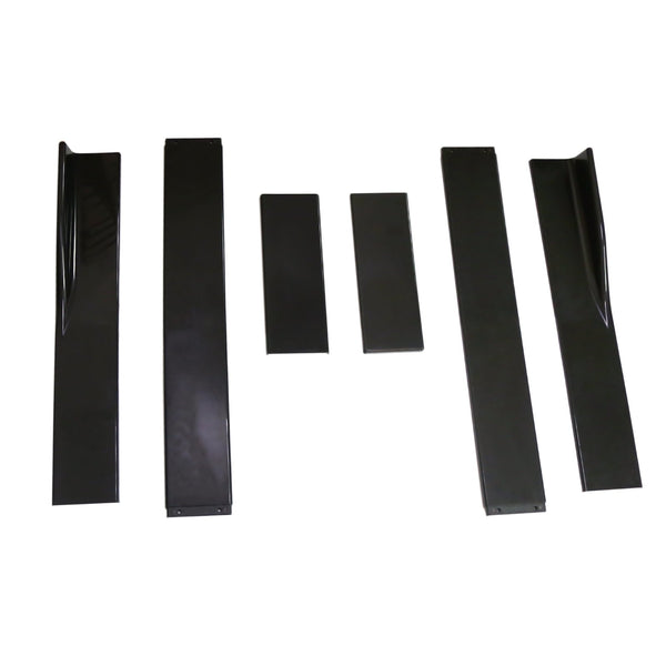 86,6" Universal Sideskjørt Extension Sill Strip Splitter Lip Polypropylene Generisk