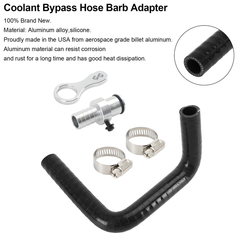 Kylvätskebypass slangnippeladapter för Dodge Ram 6,7L Cummins 2009-2019 Generic