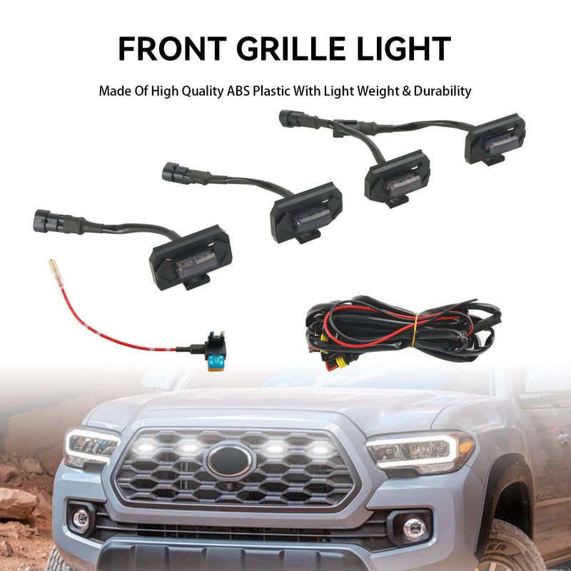 4kpl LED-säleikkövalot sopivat Toyota Tacoma TRD Off Road & TRD Sport 2020-2023 malleihin