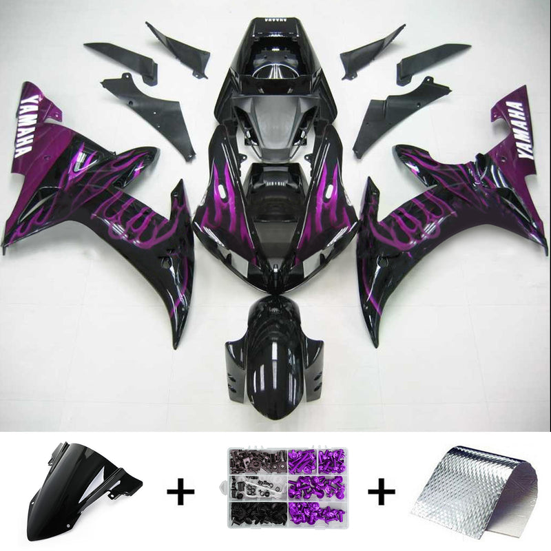 Injection Fairing Kit Body Plast ABS Passar Yamaha YZF 1000 R1 2002-2003