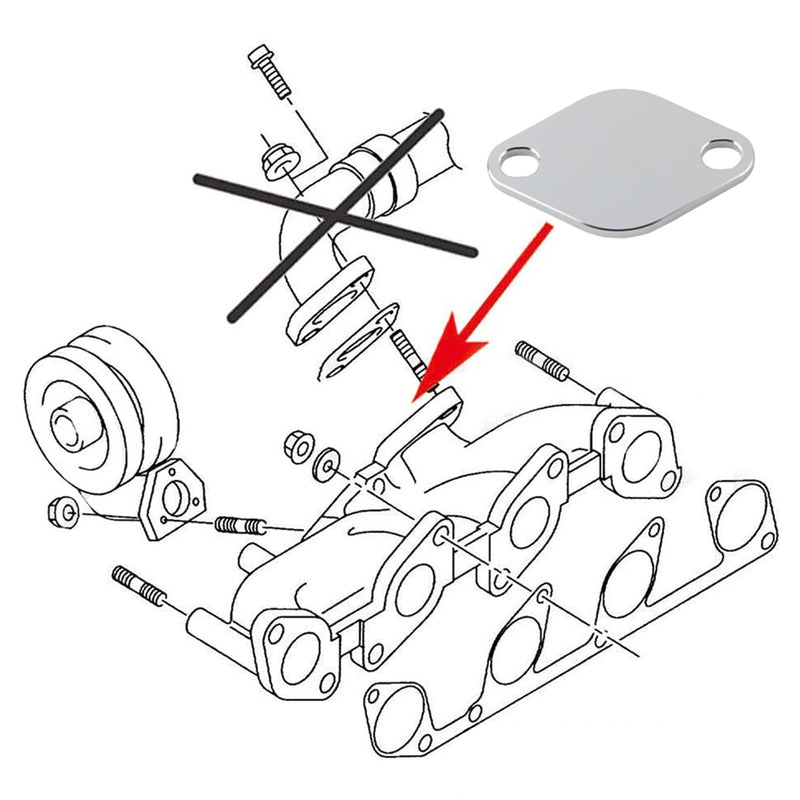 Volkswagen SKODA Octavia AUDI 2.0 TDI BVF BVG BLB AGR Blanking Blank Kit