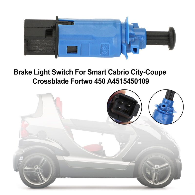 Interruptor de luz de freio para Smart Cabrio City-Coupe Crossblade Fortwo 450 A4515450109 Genérico