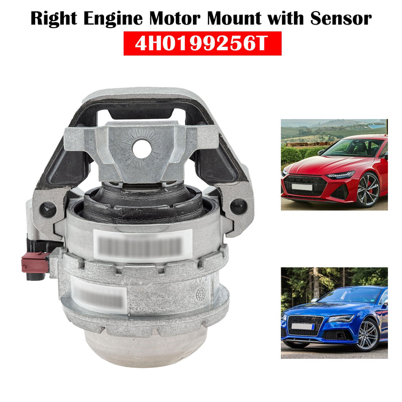 2013-2018 Audi S6 RS6 S7 RS7 4.0L høyre motorfeste med sensor 4H0199256T