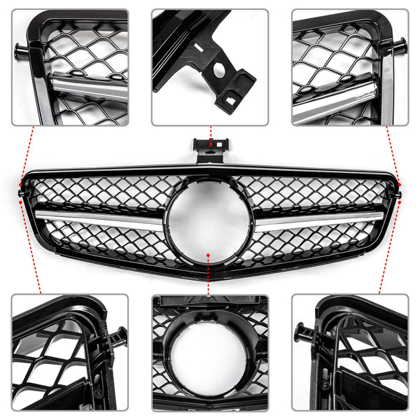 2008-2014 Mercedes W204 C-Klasse Frontgrill Hochwertiger Ersatzteil Perfekte Passform