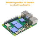 5. Lüfter Kühler Raspberry Pi5 Reines Kupfermaterial Kühlkörpergebläse Lüfter