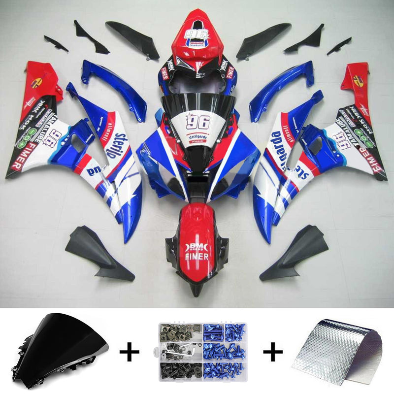 Kit de carenagem para Yamaha YZF 600 R6 2006-2007 Genérico