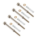 4X Vergaser-Umbausatz Leerlaufschraube Zündkerze passend für 90-06 Big Twin 27006-88