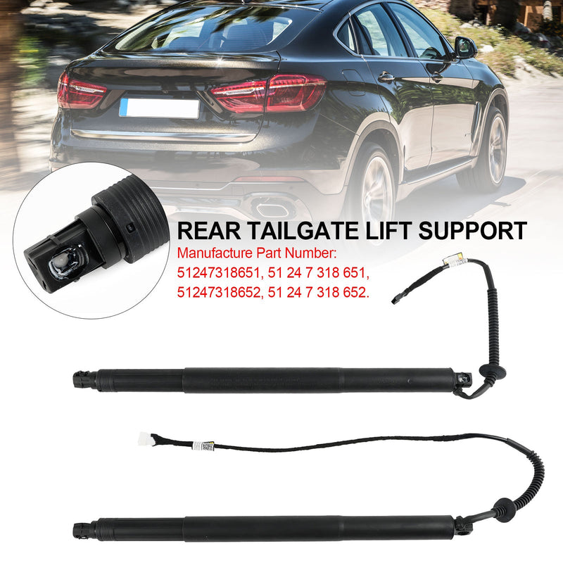 BMW X6 F16 F86 2014-2019 51247318651 2st Baklucka Power Lift Support