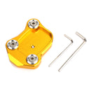 Stativ sidostöd förstorad plattplatta för Honda CB650F CBR650F 2014-2018 Generic