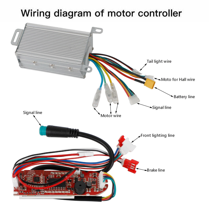 Zestaw modułu sterującego karty Bluetooth 36V350W do hulajnogi elektrycznej M365/PRO