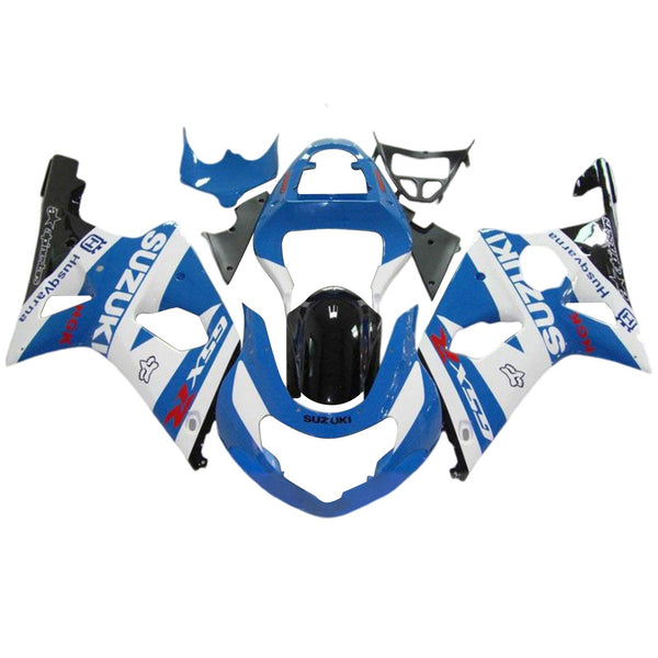 Amotopart Suzuki GSXR1000 2000-2002 K1 K2 Juego de carenado Cuerpo Plástico ABS