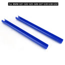 #B Farbunterstützung Grill Bar V. Klammerverpackung für BMW G01 G02 G05 G06 G07 G30 G38 Blau