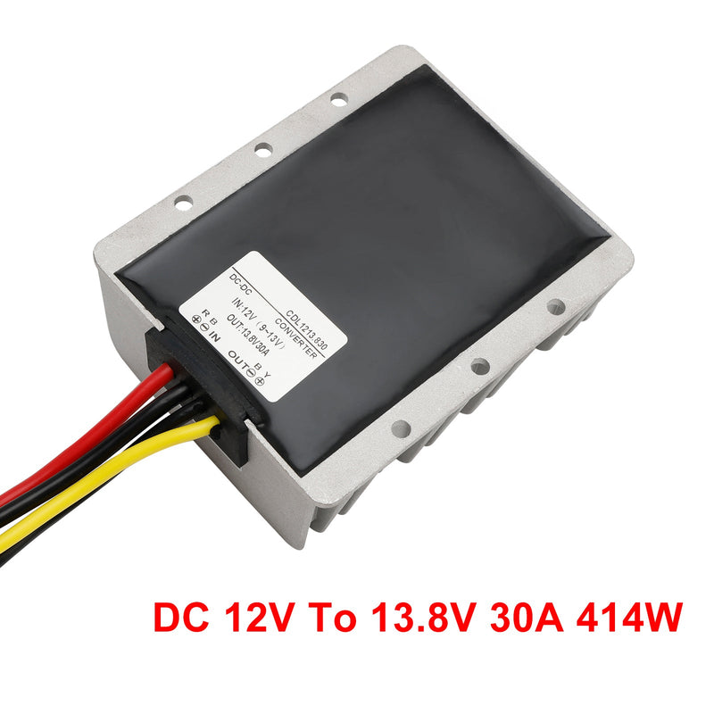 DC-DC 12V-13,8V 30A 414W Step Up Power Supply Convertter Regulator Vedenpitävä