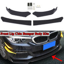 Areyourshop 4 peças de kit de spoiler dianteiro universal para pára-choque dianteiro compatível com GMC Honda Civic BMW Benz