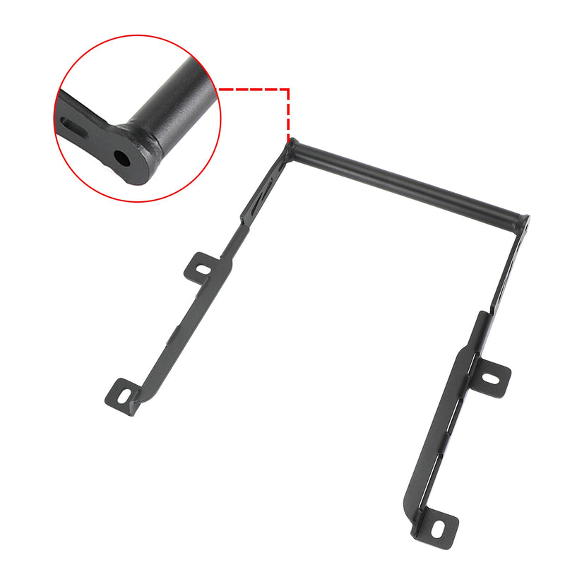 Soporte de extensión GPS soporte de navegación para teléfono negro 14 mm apto para CFMOTO 800MT 2021