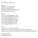 Alavanca de freio de embreagem de motocicleta longa adequada para VESPA GTS 300 Super Generic