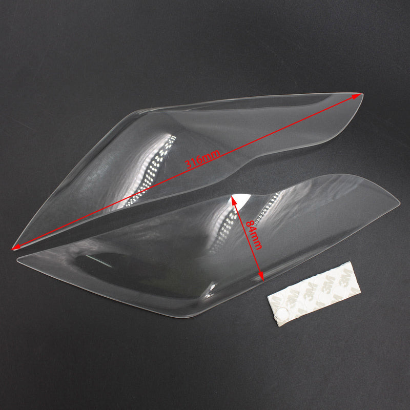 Osłona przedniego reflektora odpowiednia dla Kawasaki Zx-10R Zx10r 2011-2015 Smoke Generic