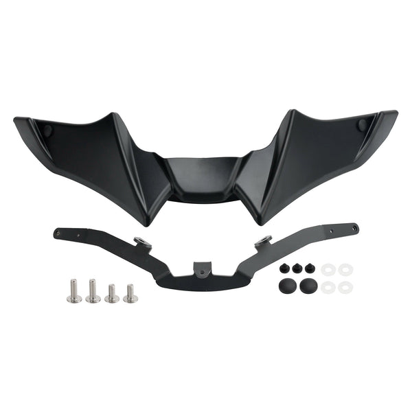 Yamaha MT-09 MT09 2021-2023 Alerón de cubierta de cono de nariz y labio de pico de guardabarros delantero